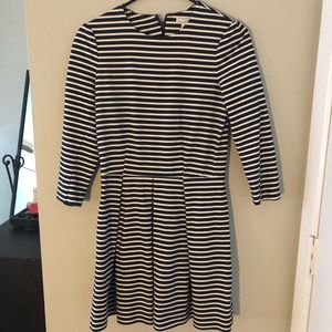 Navy and white GAP dress